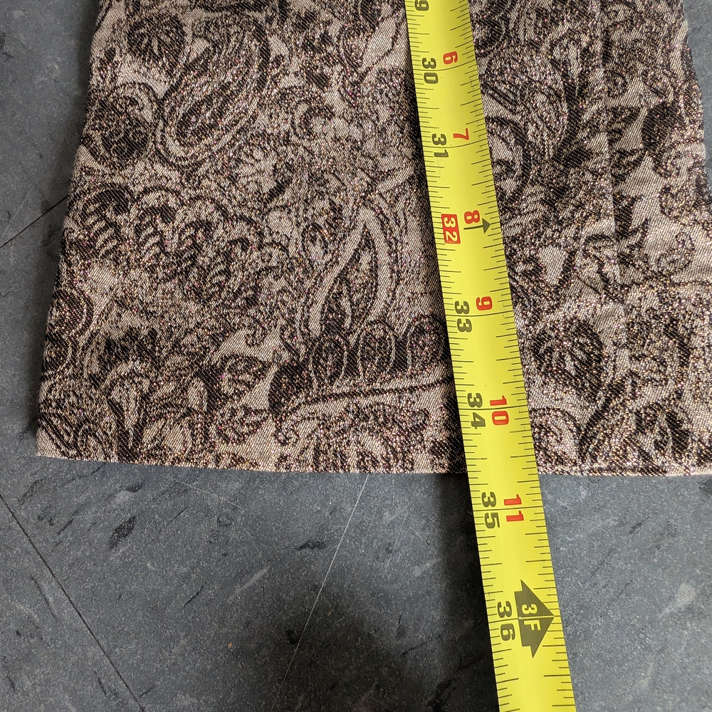 Alice + Olivia Metallic Paisley Pants - Picture 5 of 8